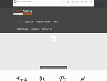 Tablet Screenshot of campsalmennaturepark.org